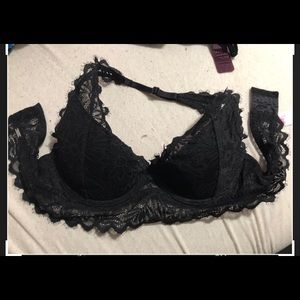 Black Halter Bra